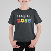 Class of 2038 T Shirt For Kid Grow With Me Kindergarten - Wonder Print Shop