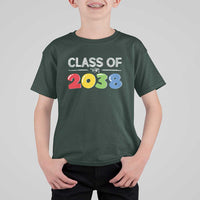 Class of 2038 T Shirt For Kid Grow With Me Kindergarten - Wonder Print Shop
