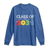Class of 2038 Long Sleeve Shirt Grow With Me Kindergarten - Wonder Print Shop