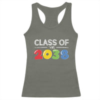 Class of 2038 Racerback Tank Top Grow With Me Kindergarten - Wonder Print Shop