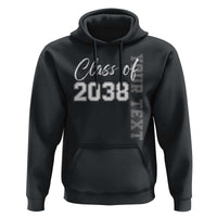 Personalized Class of 2038 Hoodie Custom Name Grow With Me Count Down Graduating - Wonder Print Shop