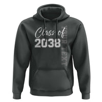 Personalized Class of 2038 Hoodie Custom Name Grow With Me Count Down Graduating - Wonder Print Shop