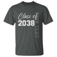 Personalized Class of 2038 T Shirt Custom Name Grow With Me Count Down Graduating - Wonder Print Shop
