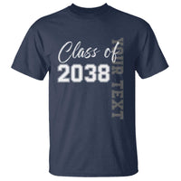 Personalized Class of 2038 T Shirt Custom Name Grow With Me Count Down Graduating - Wonder Print Shop