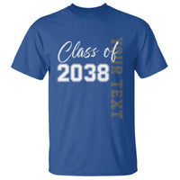 Personalized Class of 2038 T Shirt Custom Name Grow With Me Count Down Graduating - Wonder Print Shop