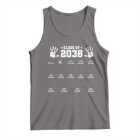 Class of 2038 Grow With Me Tank Top Handprint Pre-K to 12th Grade Graduation - Wonder Print Shop