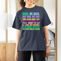 Funny Bruh We Back To School T Shirt For Women Gen A Slang Happy First Day Of School - Wonder Print Shop