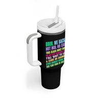 Funny Bruh We Back To School Tumbler With Handle Gen A Slang Happy First Day Of School - Wonder Print Shop