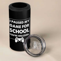 Funny Gamer Back to School 4 in 1 Can Cooler Tumbler Funny Boys Video Gaming - Wonder Print Shop