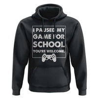 Funny Gamer Back to School Hoodie Funny Boys Video Gaming - Wonder Print Shop