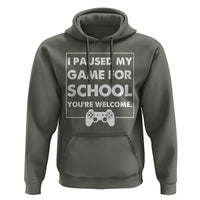 Funny Gamer Back to School Hoodie Funny Boys Video Gaming - Wonder Print Shop