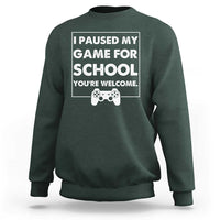 Funny Gamer Back to School Sweatshirt Funny Boys Video Gaming - Wonder Print Shop