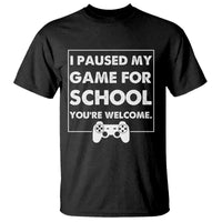 Funny Gamer Back to School T Shirt Funny Boys Video Gaming - Wonder Print Shop