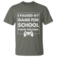 Funny Gamer Back to School T Shirt Funny Boys Video Gaming - Wonder Print Shop