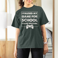 Funny Gamer Back to School T Shirt For Women Funny Boys Video Gaming - Wonder Print Shop