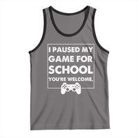 Funny Gamer Back to School Tank Top Funny Boys Video Gaming - Wonder Print Shop