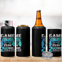Back to School 2nd Grade Gamer 4 in 1 Can Cooler Tumbler Boys Kids Back To School First Day - Wonder Print Shop
