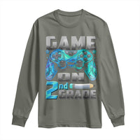 Back to School 2nd Grade Gamer Long Sleeve Shirt Boys Kids Back To School First Day - Wonder Print Shop