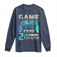 Back to School 2nd Grade Gamer Long Sleeve Shirt Boys Kids Back To School First Day - Wonder Print Shop