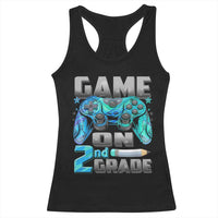Back to School 2nd Grade Gamer Racerback Tank Top Boys Kids Back To School First Day - Wonder Print Shop