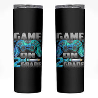 Back to School 2nd Grade Gamer Skinny Tumbler Boys Kids Back To School First Day - Wonder Print Shop