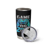 Back to School 2nd Grade Gamer Tumbler Cup Boys Kids Back To School First Day - Wonder Print Shop