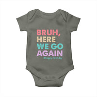 Here We Go Again Baby Onesie Funny Back To School Teacher Gen A Slang - Wonder Print Shop