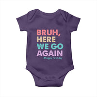 Here We Go Again Baby Onesie Funny Back To School Teacher Gen A Slang - Wonder Print Shop