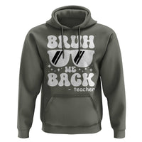 Bruh We Back Teacher Hoodie Funny Back To School Gen A Slang Sunglasses - Wonder Print Shop
