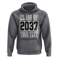 Personalized Class of 2037 Hoodie Custom Name Grow With Me To Graduation - Wonder Print Shop