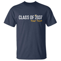 Personalized Class of 2037 T Shirt Custom Name Grow With Me Graduation - Wonder Print Shop