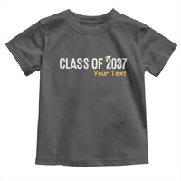 Personalized Class of 2037 Toddler T Shirt Custom Name Grow With Me Graduation - Wonder Print Shop