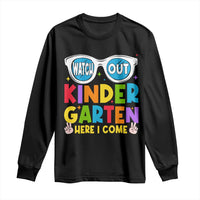 Back to School Kinder Long Sleeve Shirt Funny Kindergarten Teacher Team - Wonder Print Shop