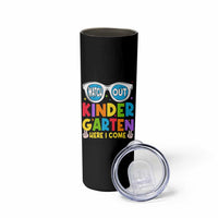 Back to School Kinder Skinny Tumbler Funny Kindergarten Teacher Team - Wonder Print Shop