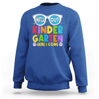 Back to School Kinder Sweatshirt Funny Kindergarten Teacher Team - Wonder Print Shop
