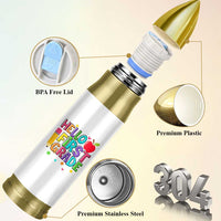 Hello First Grade Teacher Bullet Tumbler Back To School 1st Grade Team - Wonder Print Shop