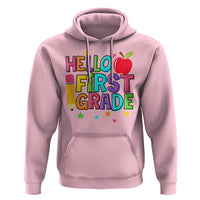 Hello First Grade Teacher Hoodie Back To School 1st Grade Team - Wonder Print Shop