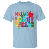 Hello First Grade Teacher T Shirt Back To School 1st Grade Team - Wonder Print Shop