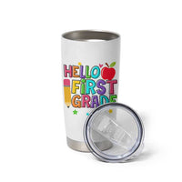 Hello First Grade Teacher Tumbler Cup Back To School 1st Grade Team - Wonder Print Shop