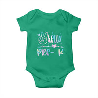 Hello Pre-k Baby Onesie Back To School Cute Tie Dye - Wonder Print Shop