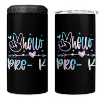 Hello Pre-k 4 in 1 Can Cooler Tumbler Back To School Cute Tie Dye - Wonder Print Shop