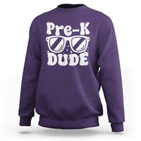 Pre-k Dude Sweatshirt Funny Back to School First Day of Preschool - Wonder Print Shop