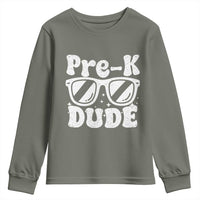 Pre-k Dude Youth Sweatshirt Funny Back to School First Day of Preschool - Wonder Print Shop