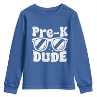 Pre-k Dude Youth Sweatshirt Funny Back to School First Day of Preschool - Wonder Print Shop