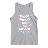 Happy First Day Of School Tank Top Teacher Kids Back To School Bracelets - Wonder Print Shop