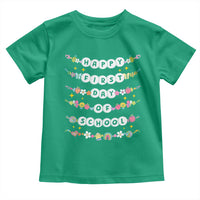 Happy First Day Of School Toddler T Shirt Teacher Kids Back To School Bracelets - Wonder Print Shop