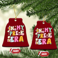 In My Pre-K Era Ceramic Ornament Girl Back To School Cute PreSchool Teacher - Wonder Print Shop