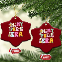 In My Pre-K Era Ceramic Ornament Girl Back To School Cute PreSchool Teacher - Wonder Print Shop