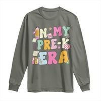 In My Pre-K Era Long Sleeve Shirt Girl Back To School Cute PreSchool Teacher - Wonder Print Shop