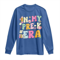 In My Pre-K Era Long Sleeve Shirt Girl Back To School Cute PreSchool Teacher - Wonder Print Shop